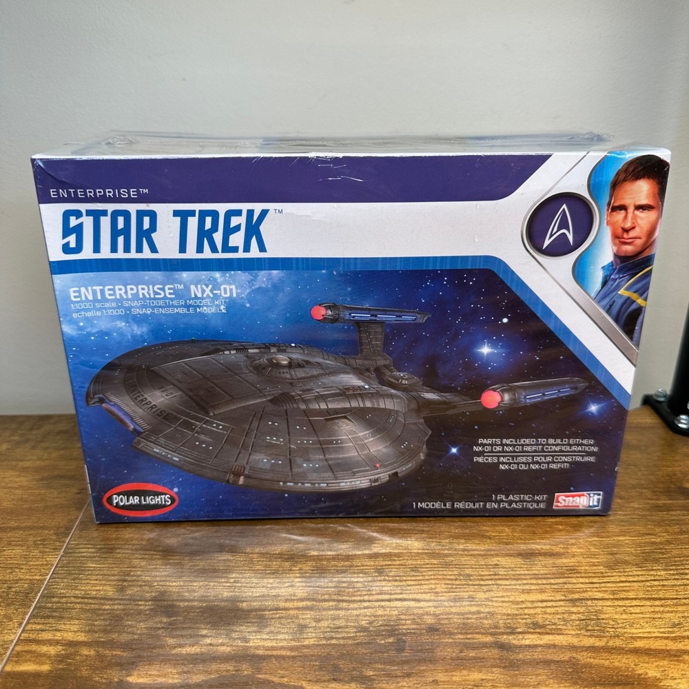 Polar Lights Star Trek Enterprise NX-01 1:1000 Scale Model Kit POL966M/03 New